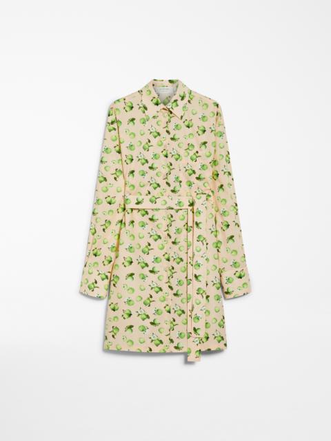 BOERO Printed poplin shirt dress