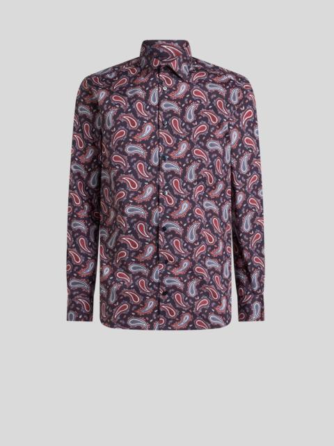 COTTON SHIRT WITH PAISLEY PRINT