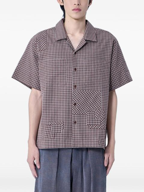 check-pattern shirt