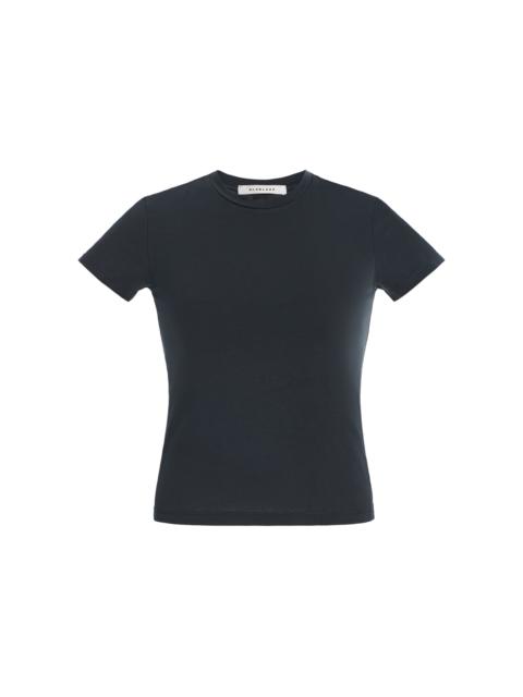 Fitted Cotton T-Shirt black