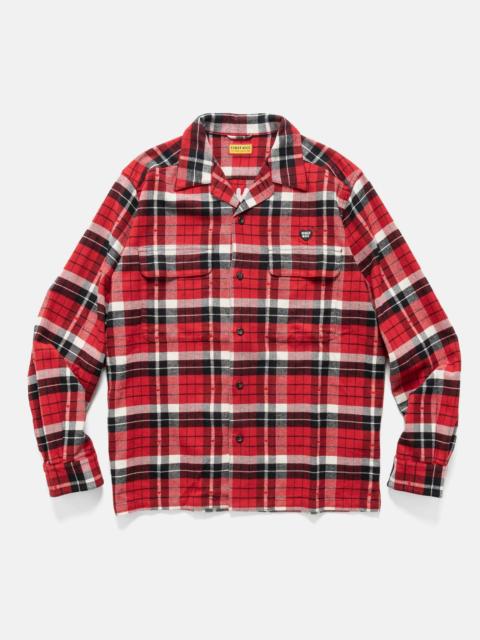 Flannel Check Shirt Red