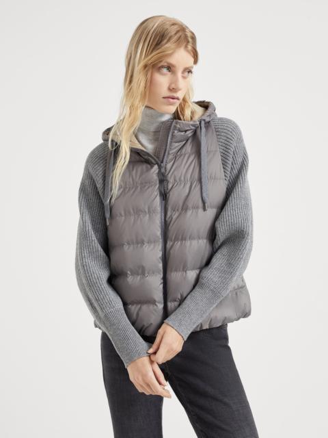 Brunello Cucinelli Water-resistant matte nylon hooded down