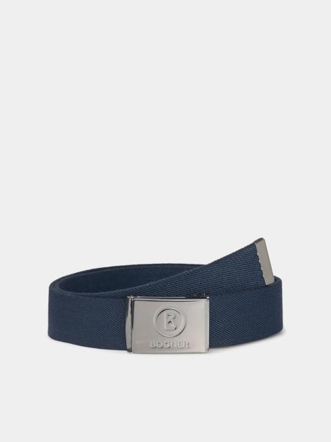 Gino belt in Navy blue