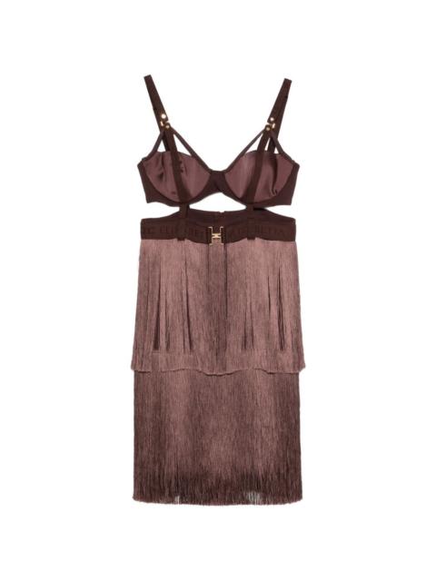 fringe bra dress