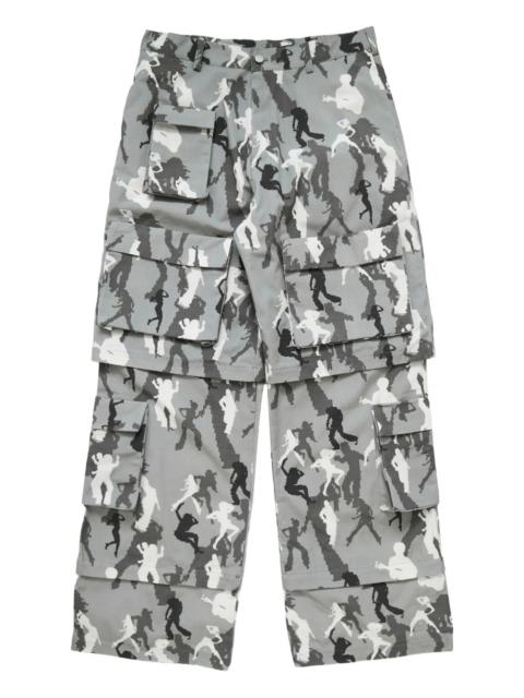 camo cargo pants