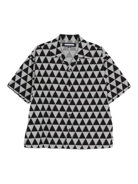triangle-print shirt
