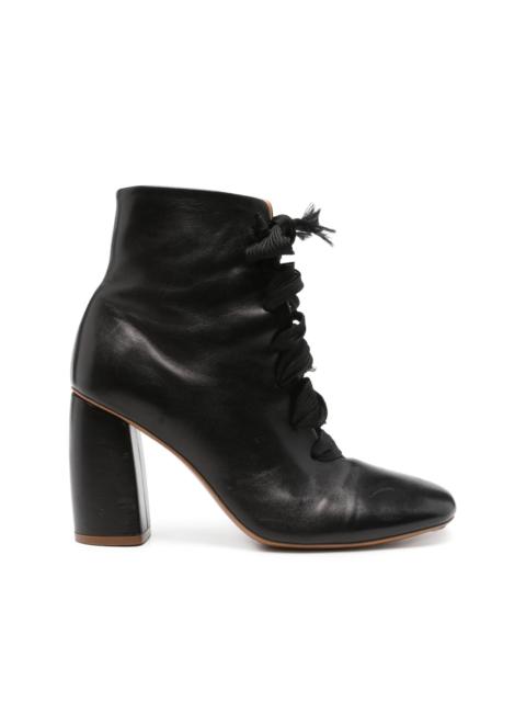 90mm lace-up boots