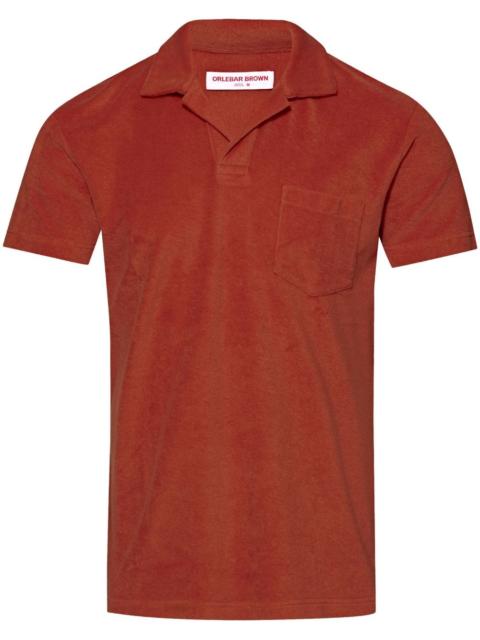 terry-cloth polo shirt