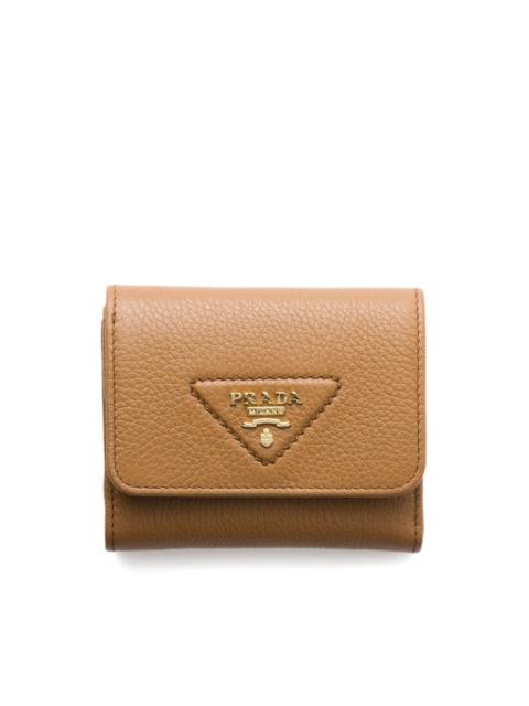 small logo-plaque wallet