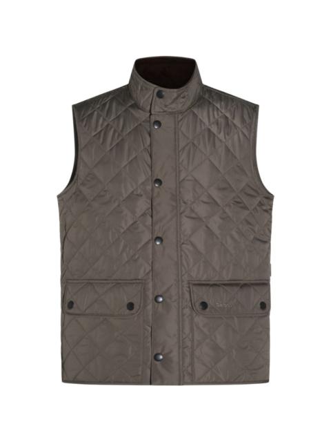 quilted button vest