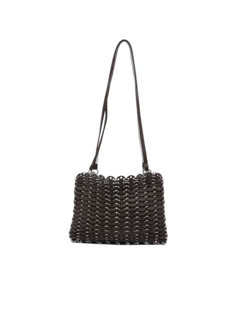 chain-link scalloped cross body bag
