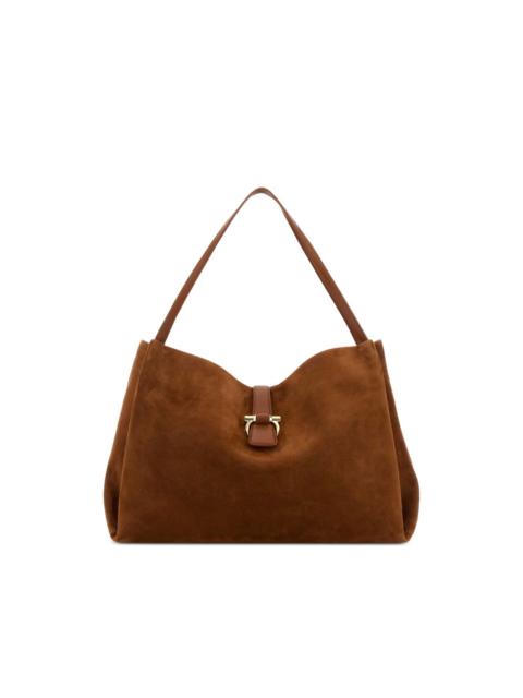 suede tote bag