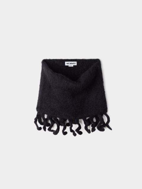 HAIRY MEGA COLLO / black