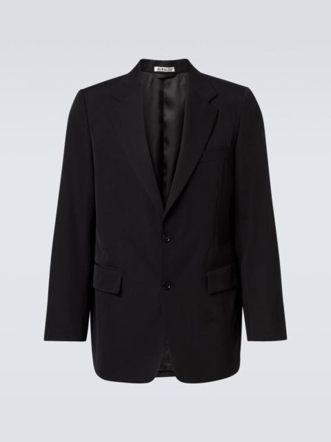 Wool gabardine blazer