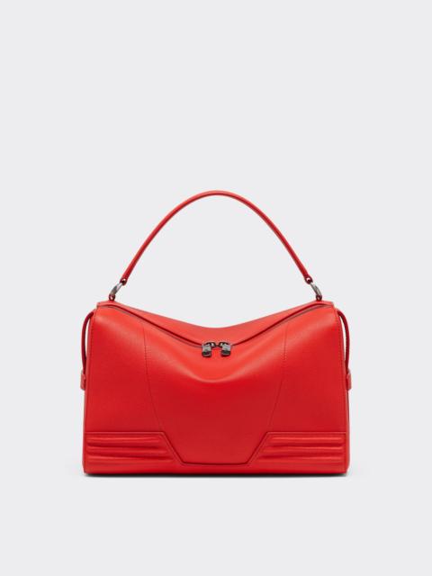 Ferrari GT soft mini shoulder bag in tumbled leather