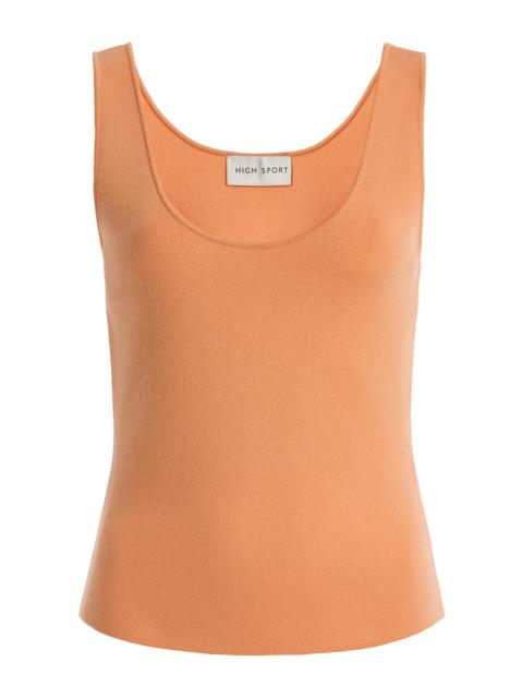 Exclusive Wool Tank Top orange