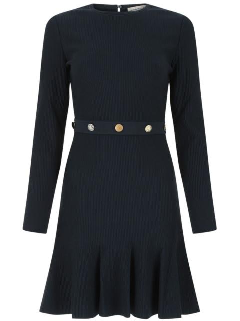 ribbed-knit mini dress