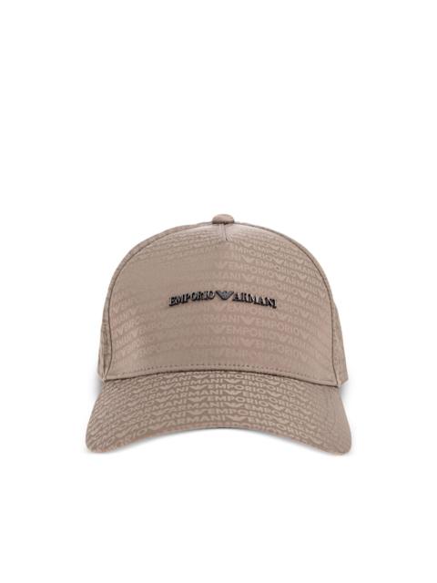 logo-plaque baseball cap