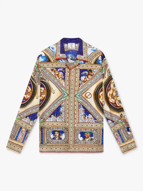 Plafond Orne De Musique Long Sleeve Silk Shirt