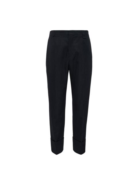 Cuffed Straight Leg Trousers