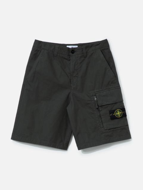 CANVAS WEAVE COTTON SHORTS