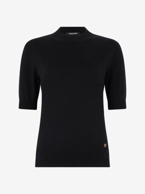 Knit Top In Cashmere, Silk, And Cotton