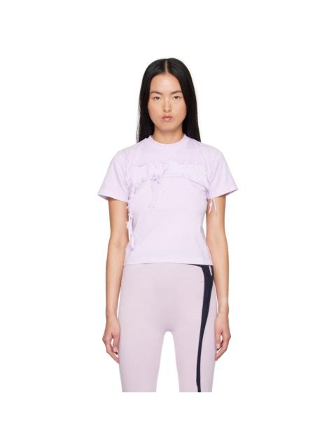 Purple Distressed Otto Fitted T-shirt