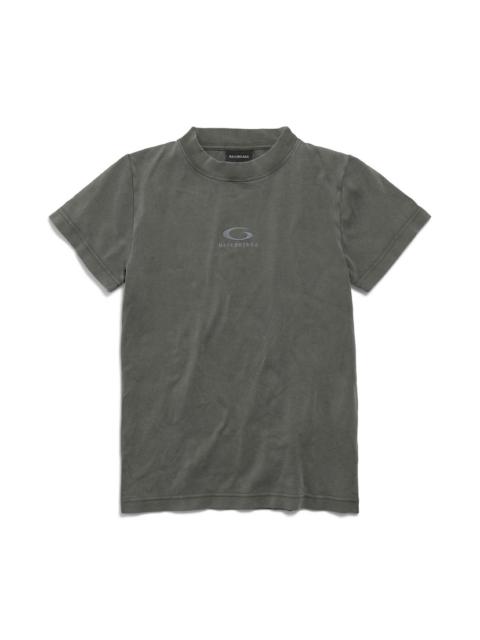 Women's Loop Sports Icon Fitted T-shirt in Grey