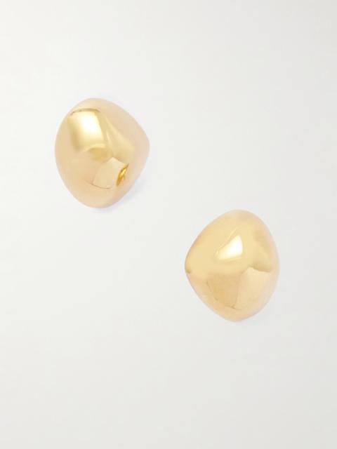 Pebble Gold-plated Earrings
