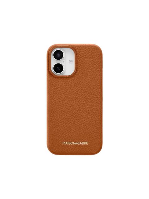 iPhone 16 leather phone case