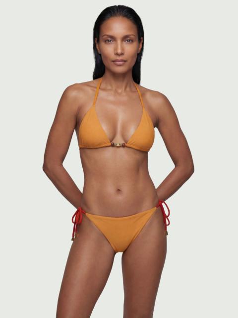 Reversible Bikini Top With Bead Detail