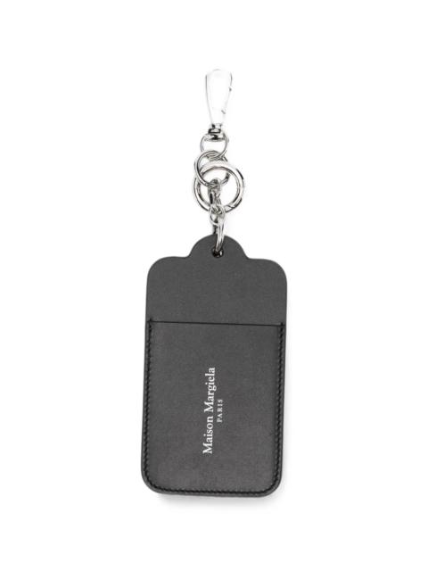 Maison Margiela Logo-print Leather Keyring