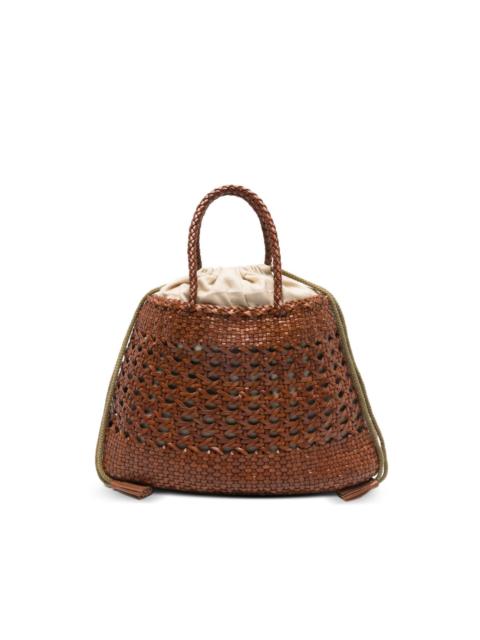 Santa Cano woven braided tote bag