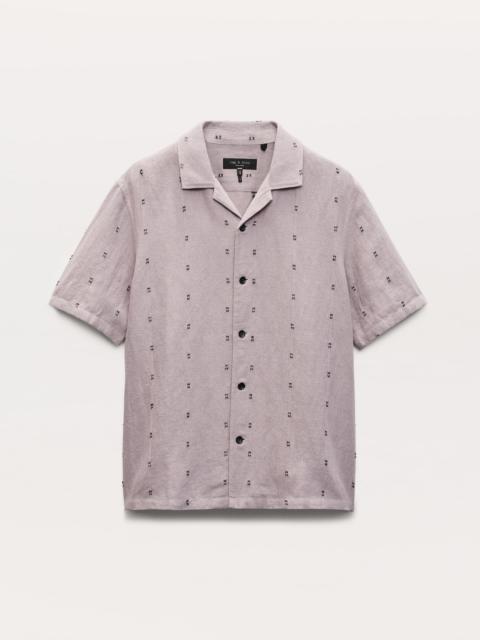 Avery Embroidered Camp Shirt