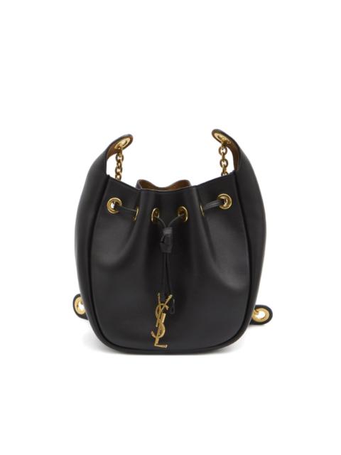 Cassandre drawstring leather shoulder bag