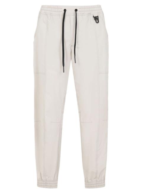 logo straight-leg trousers