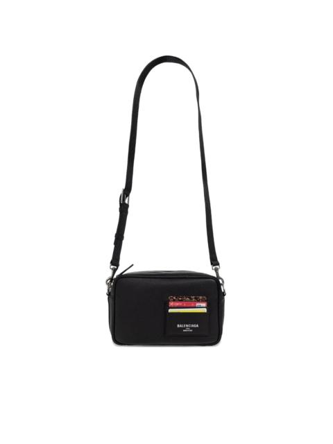 Credit Camera zip-fastening messenger bag