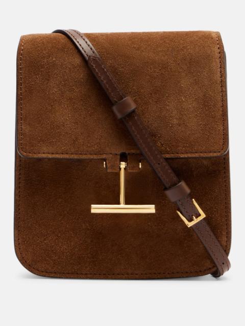 Tara Mini suede crossbody bag