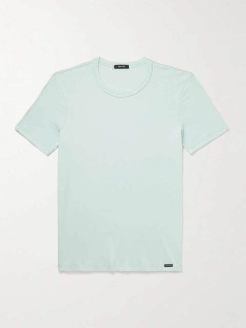 Slim-Fit Stretch-Cotton Jersey T-Shirt