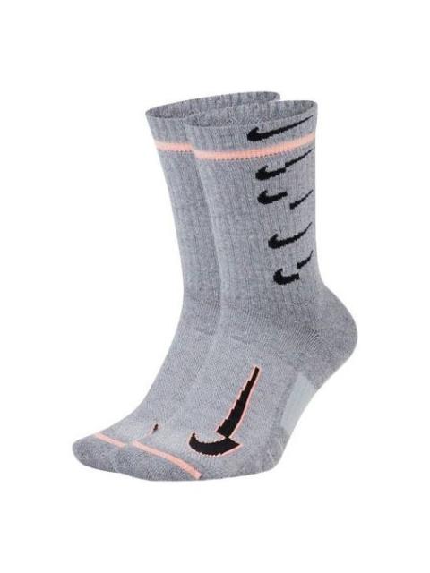 Nike Unisex Multiplier Crew Socks 1 Packs Grey Gray CK5672-050