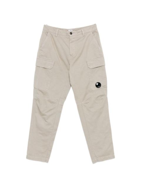 cargo-pockets straight-leg trousers