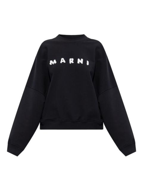 logo-embroidered sweatshirt