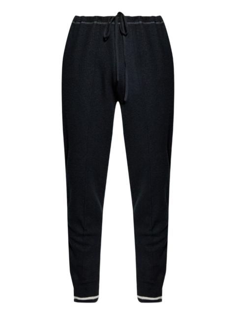 side-zip wool trousers