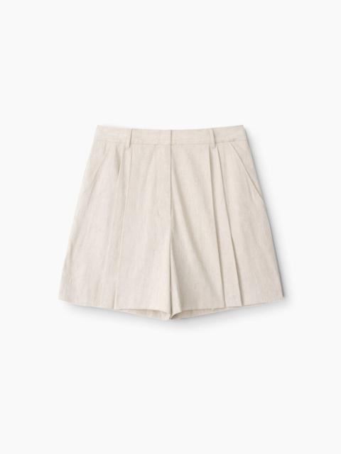STAUD CRUZ LINEN SHORT NATURAL