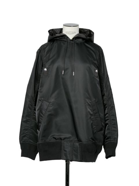 Nylon Twill Hoodie