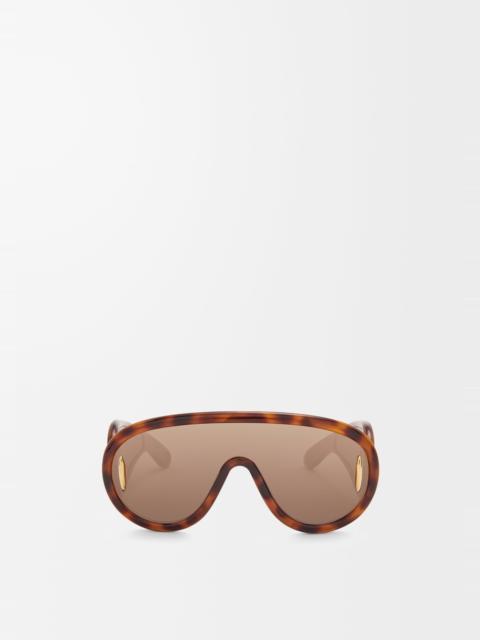 Wave mask sunglasses