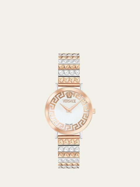 35mm Daedalus Watch with Bracelet Strap, Two Tone