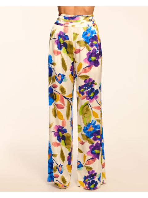 Joss Printed Silk Wide Leg Pant
