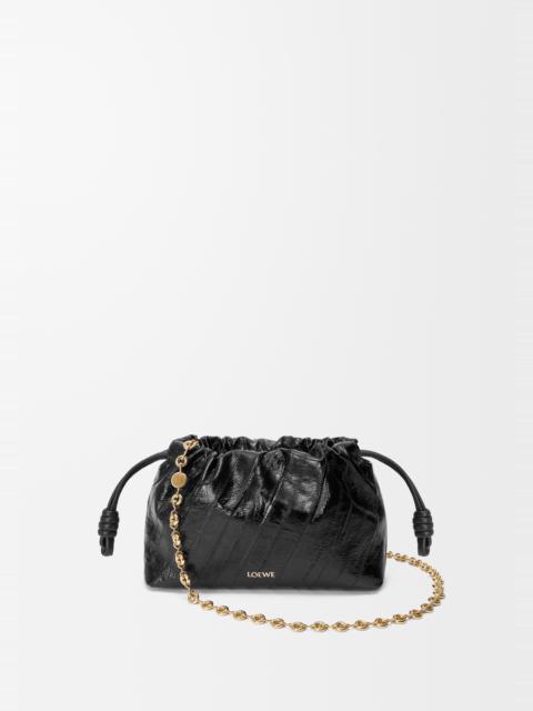 Mini Flamenco purse in eel