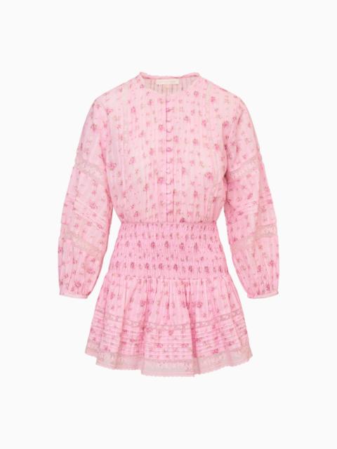 Janis Floral Cotton Voile Mini Dress